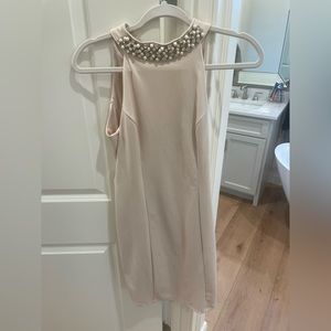 Beige dress! So cute